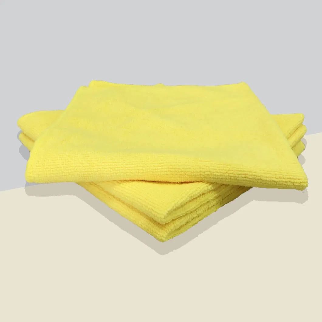 250GSM 40cm*40cm 80%Polyester 20%Polyamide Microfiber Clean Cleaning Car Kitchen Towel