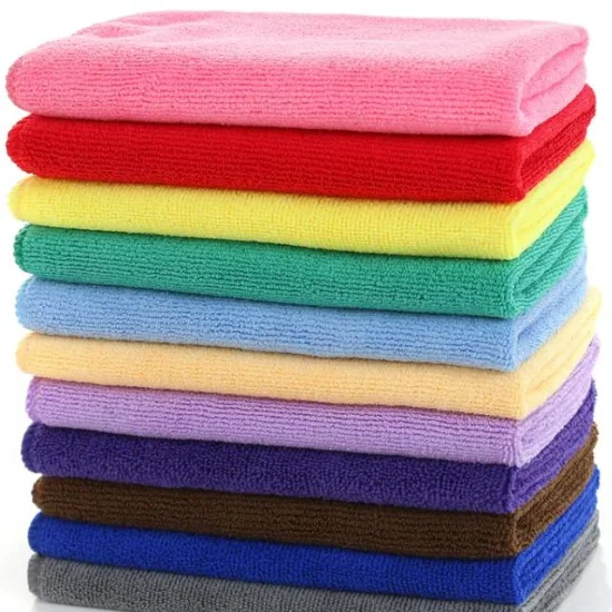 Serviette de nettoyage en microfibre 250GSM 40*40cm